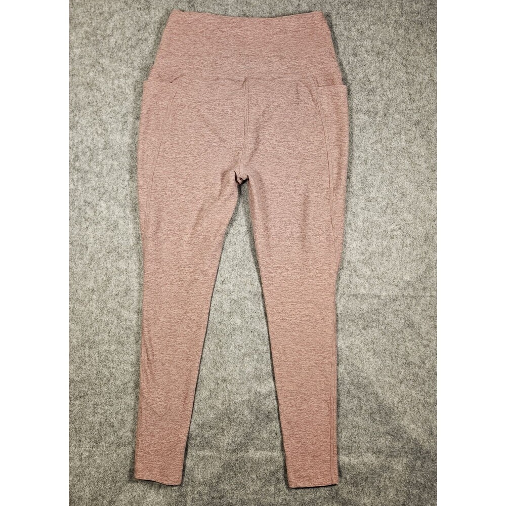 Beyond Yoga Womens Pink Workout Leggings Gym Pilates Athleisure Active Sz XL